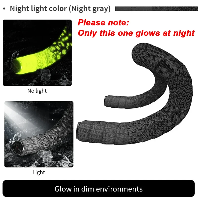 BUCKLOS 자전거 핸들 바 테이프 충격 방지 사이클링 도로 자전거 테이프 미끄럼 방지 레이싱 소프트 PU EVA 핸들 바 벨트 벤트 바 랩