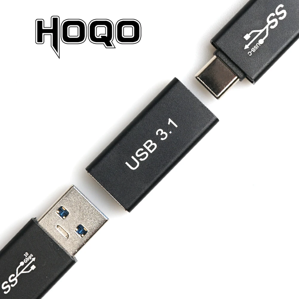전화 컴퓨터 패드의 경우 USB 3.1 유형 C를 USB A 암 B 수-암 OTG 유형 C를 USB 수 암 어댑터에 연결합니다.