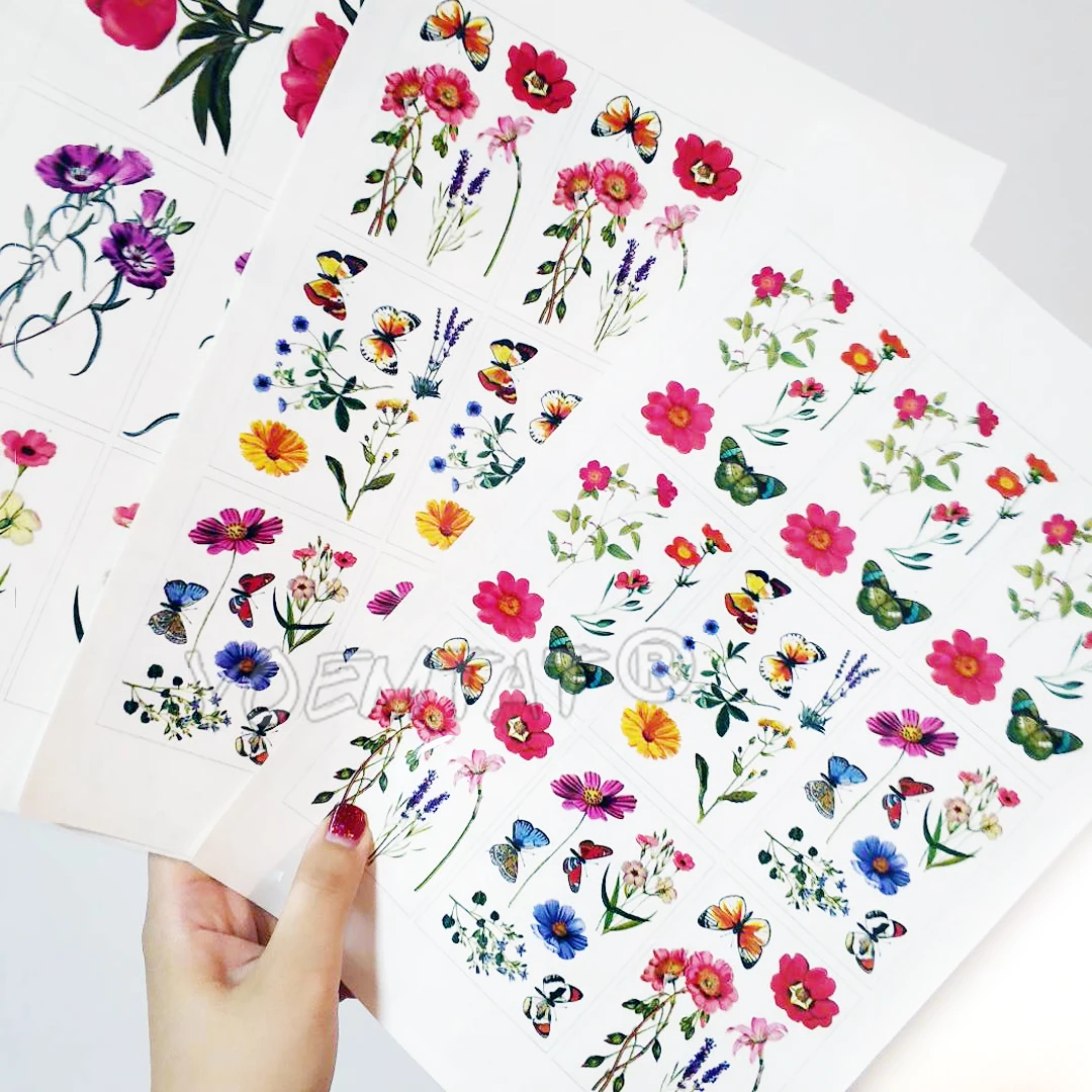 맞춤형 맞춤형 방수 임시 문신 스티커 DIY 가짜 문신, 로고/결혼식을위한 나만의 맞춤 디자인 문신 만들기