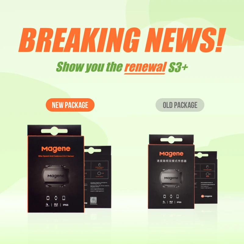 Magene-케이던스 센서 스피드 S3 + 속도계 ANT + 블루투스 컴퓨터, Garmin IGP Bryton 바이크 무선 호환