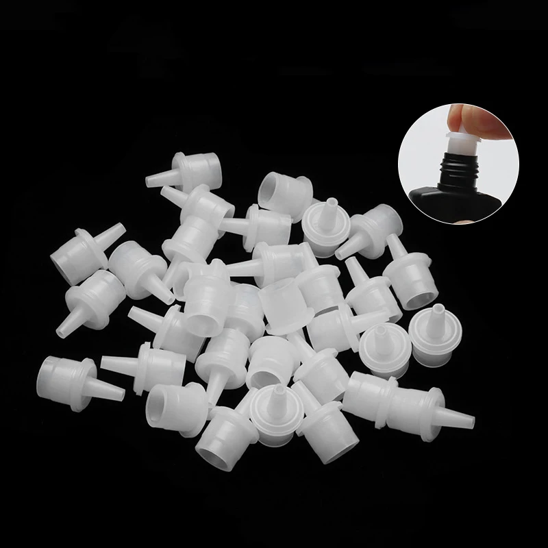 20Pcs 속눈썹 접착제 병 플러그 접착 컵 노즐 접착 홀더 스토퍼 개별 속눈썹 거짓 속눈썹 연장 도구