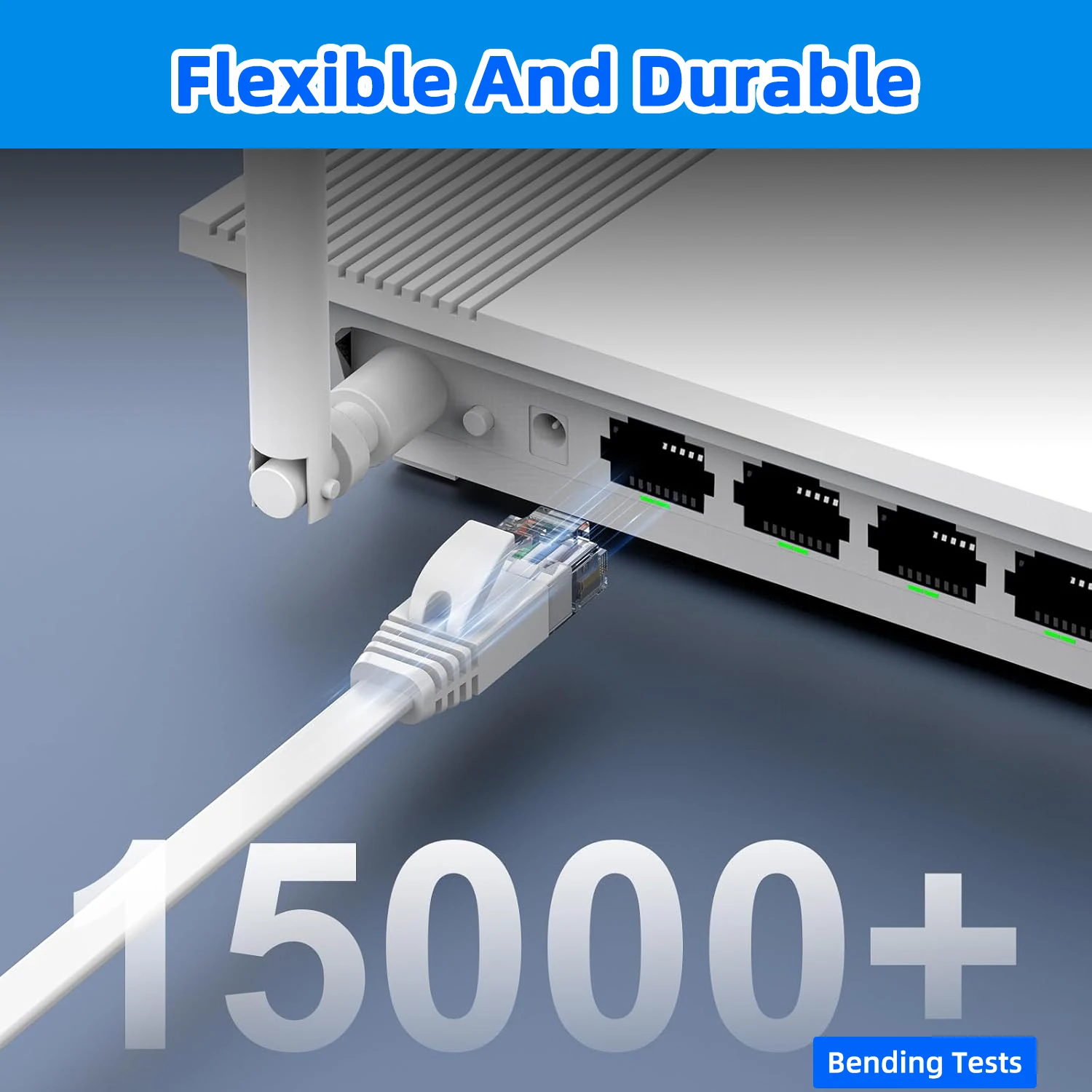 0.1M 0.2M 0.3M 0.5M 50M Cat6 짧은 이더넷 케이블 플랫 RJ45 컴퓨터 인터넷 LAN 네트워크 이더넷 패치 케이블