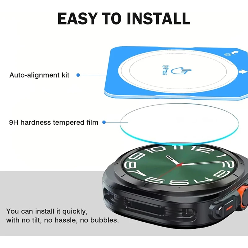 삼성 갤럭시 워치 47mm 40mm 44mm 45 46 43 42mm 프리미엄 강화유리 액정 보호필름 갤럭시 워치 울트라 8 7 6 5 4
