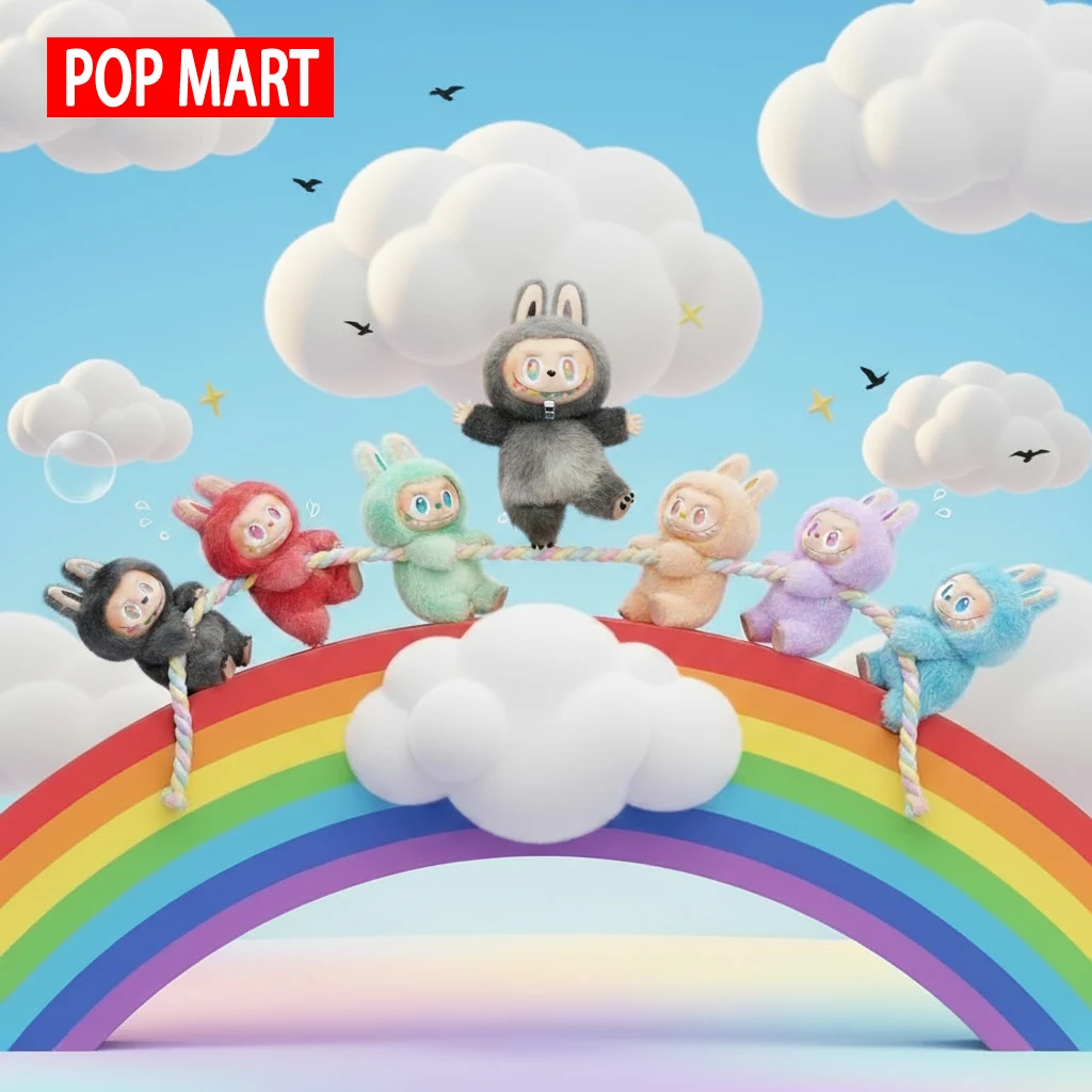 라부부 인형 - 완벽한 선물 - 마카롱 색상, 100% 정품. 어린이, 가족, 친구들에게 완벽한 선물입니다.